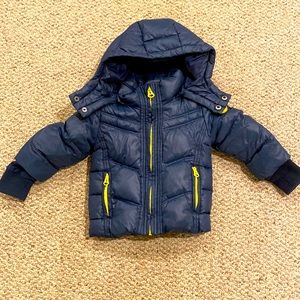 Diesel Duck Down Winter Coat - Navy Blue - size 12 M